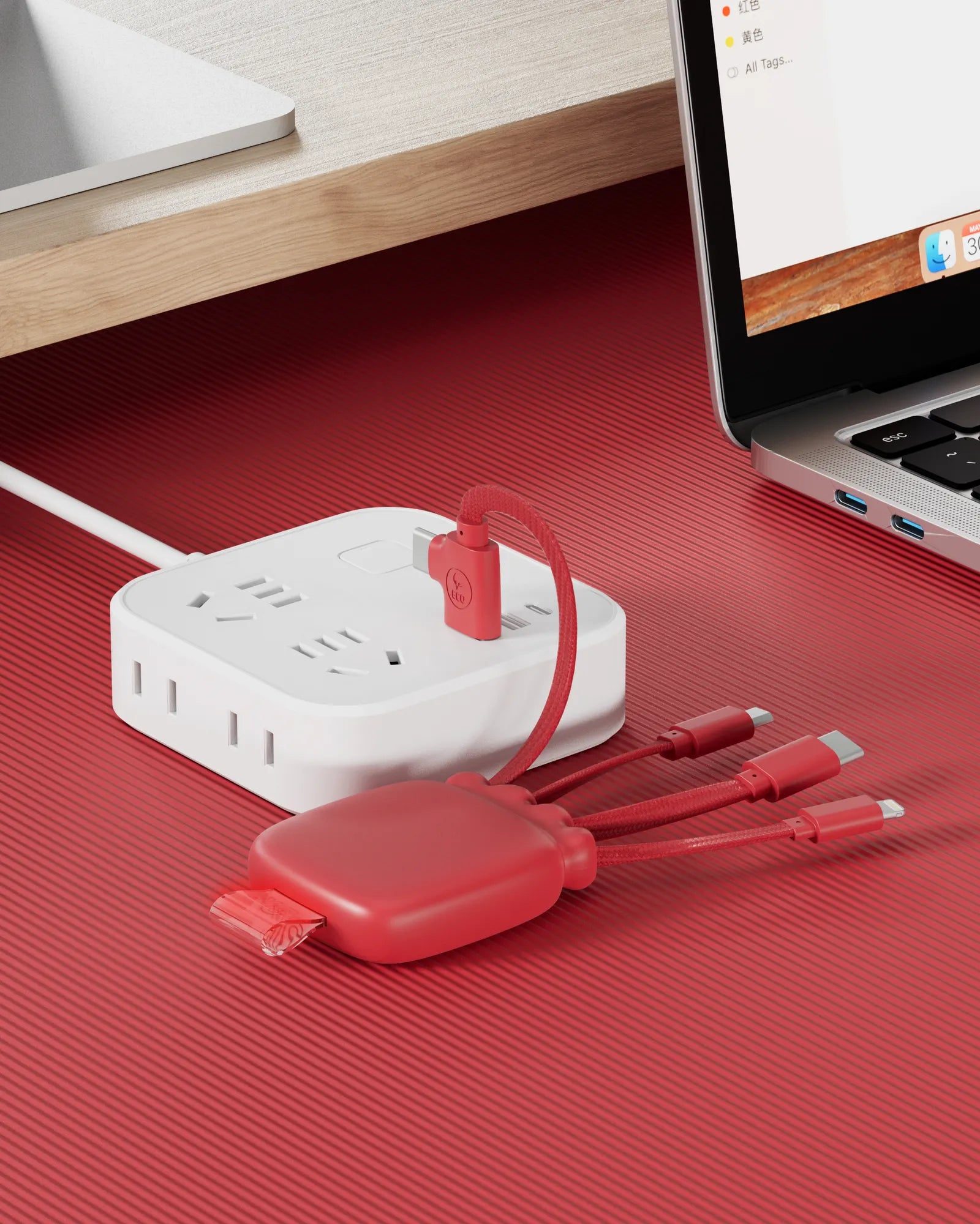 Powerbank 3000mAh Multi-Kabel XOOPAR Gamma zum Personalisieren - 1