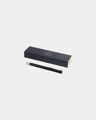 Rollerball-Stift Edelstahl Parker Vector zum Personalisieren - Schwarz