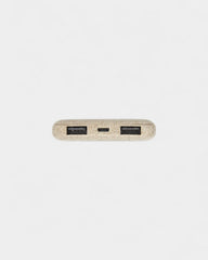 Personalisierbare Powerbank aus Weizenstroh