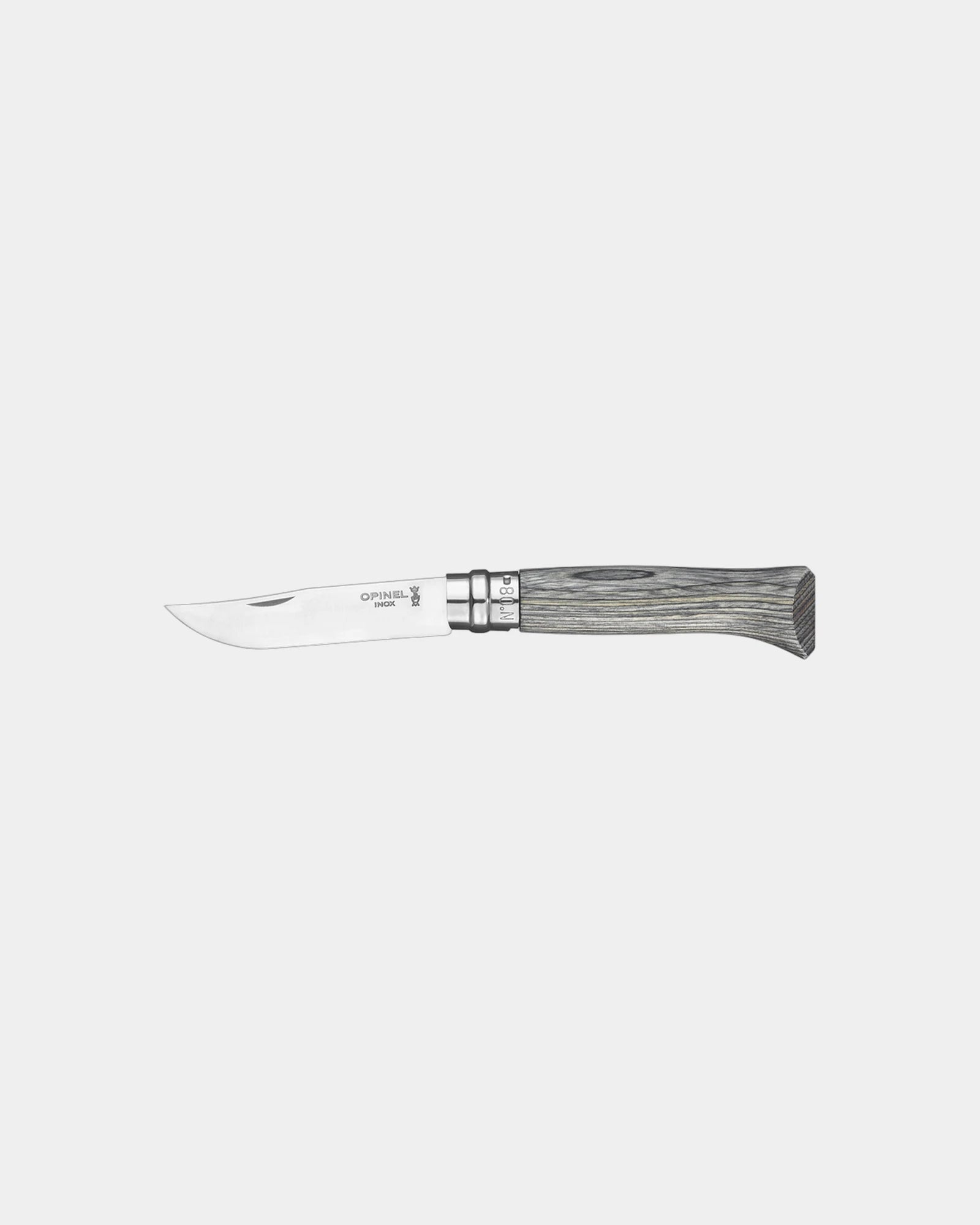 Couteau acier au carbone Opinel N°02 Carbone à personnaliser - Gray
