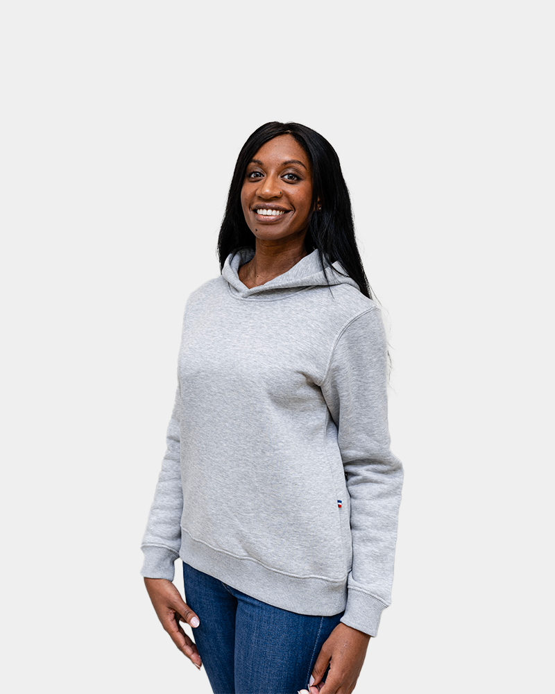 Damen-Kapuzenpullover Made in France zum Personalisieren