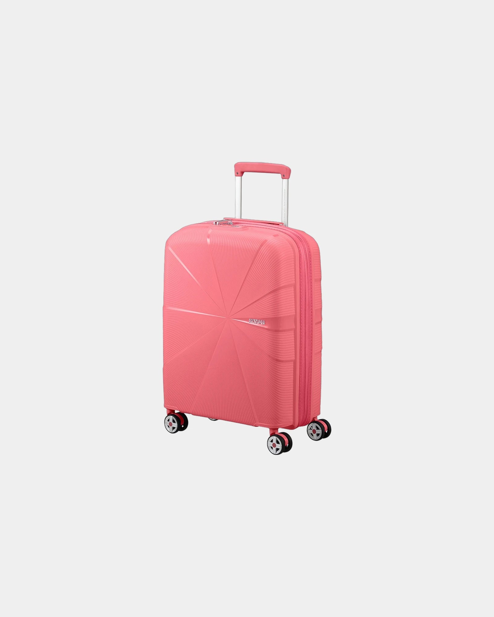 Valise rigide 55 cm American Tourister à personnaliser - Rose