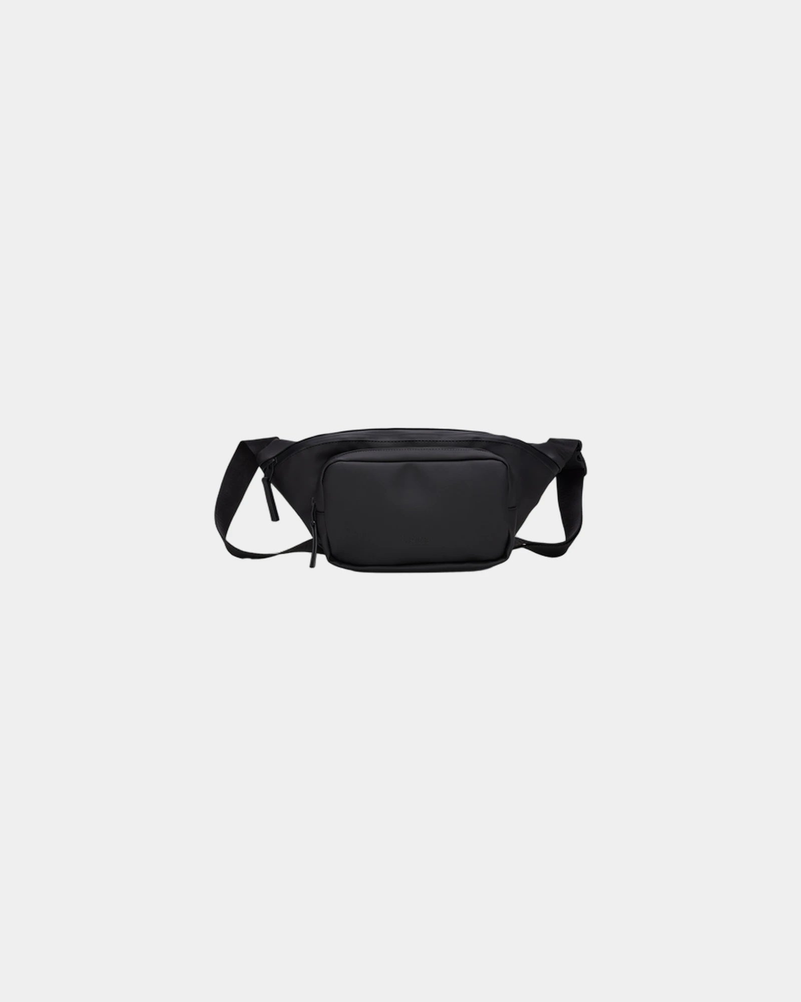 Bauchtasche wasserdicht Rains W3 zum Personalisieren - Schwarz