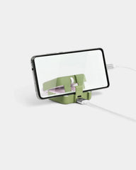 Personalisierbare Powerbank mit Handyhalterung