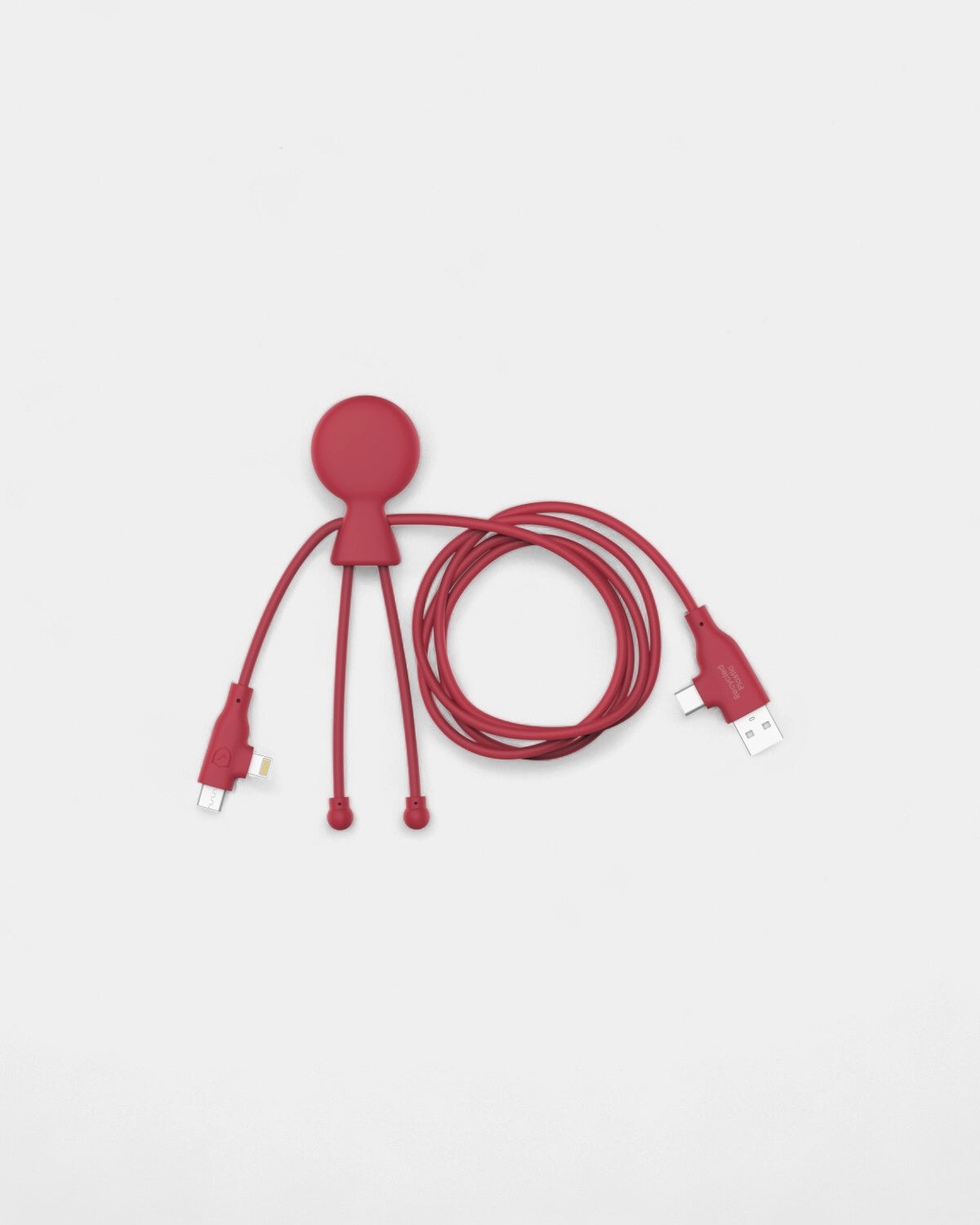 3-in-1-Kabel 60W aus recyceltem Kunststoff zum Personalisieren