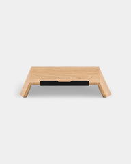 Personalisierbarer Laptopständer aus Holz