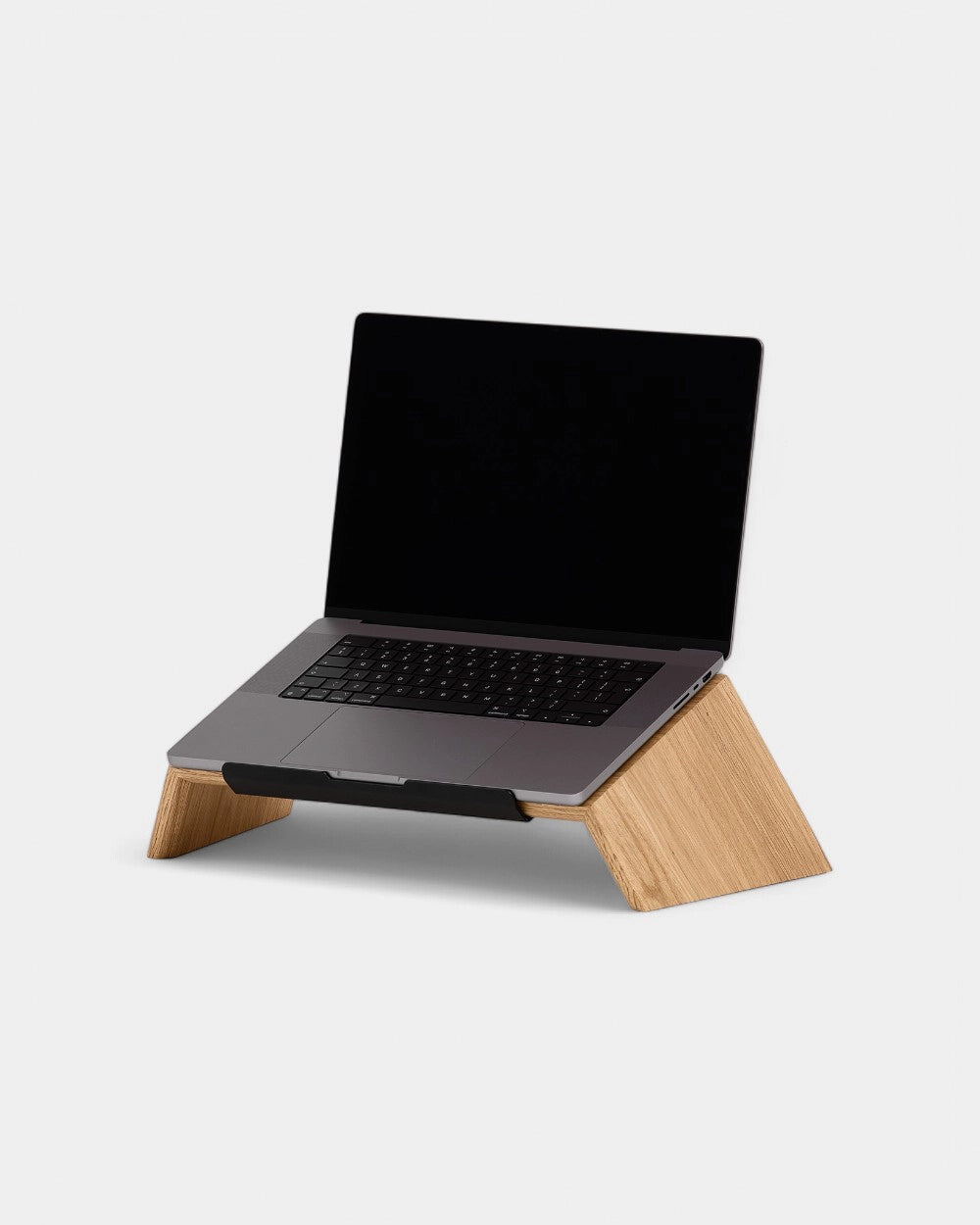 Personalisierbarer Laptopständer aus Holz