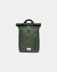 Sac à dos recyclé Sandqvist Ground Rolltop 19L à personnaliser - Dawn Green With Dawn Green Webbing