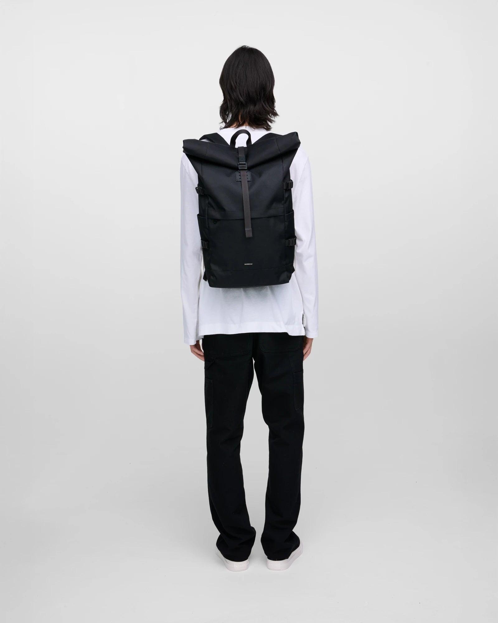 Sac à dos recyclé Sandqvist Icon Rolltop 26L à personnaliser - 18