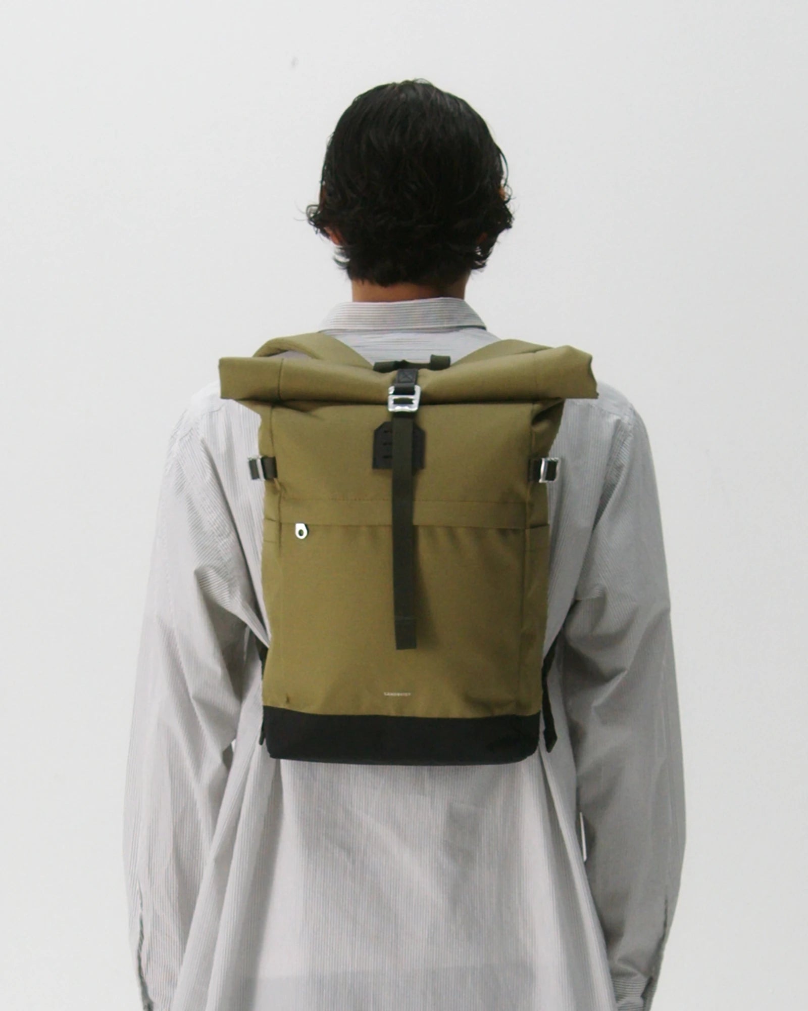 Sac à dos recyclé Sandqvist Icon Rolltop 23L à personnaliser - 17