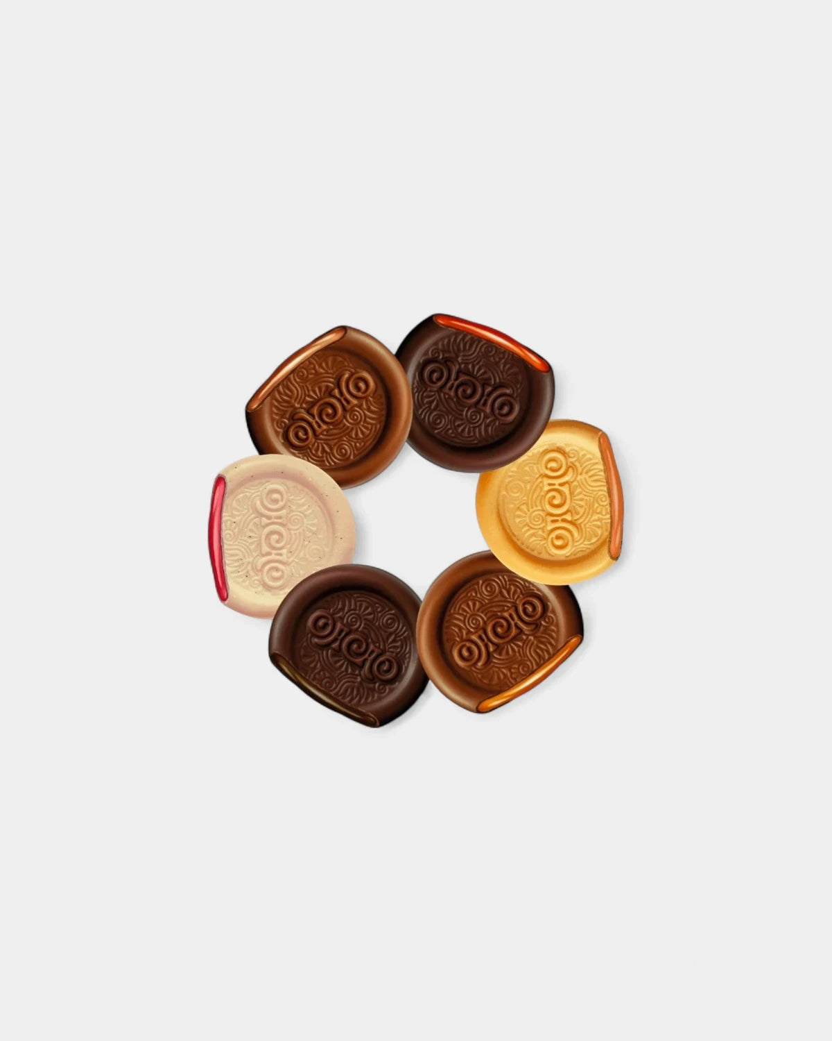 Schachtel mit 9 Pralinen zum Personalisieren
