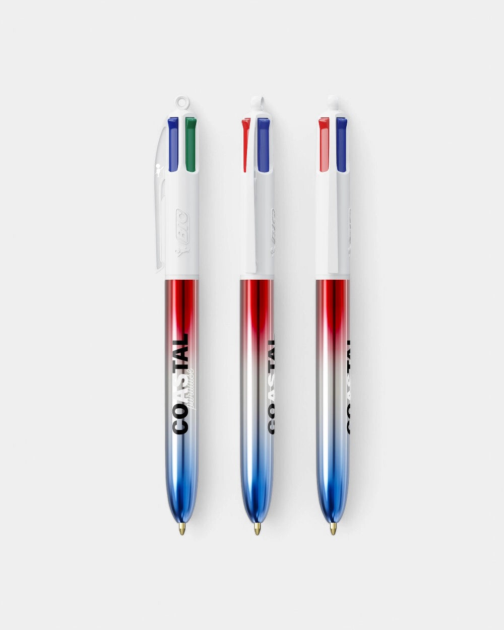 BIC® 4-Farben-Kugelschreiber Made in France zum Personalisieren