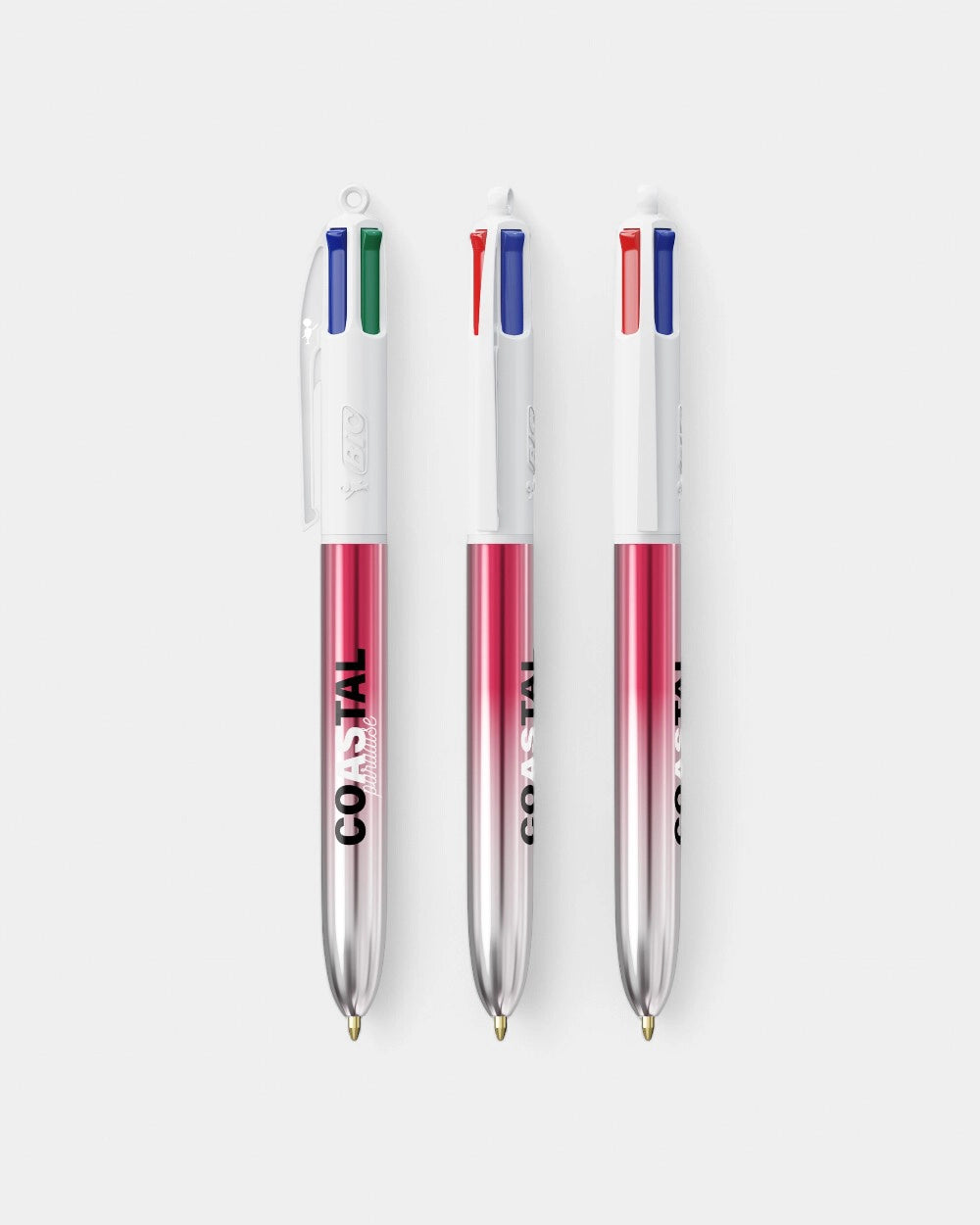 BIC® 4-Farben-Kugelschreiber Made in France zum Personalisieren