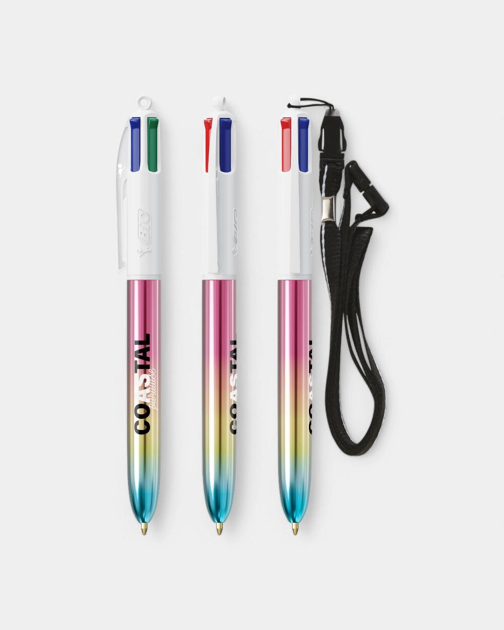 BIC® 4-Farben-Kugelschreiber Made in France zum Personalisieren