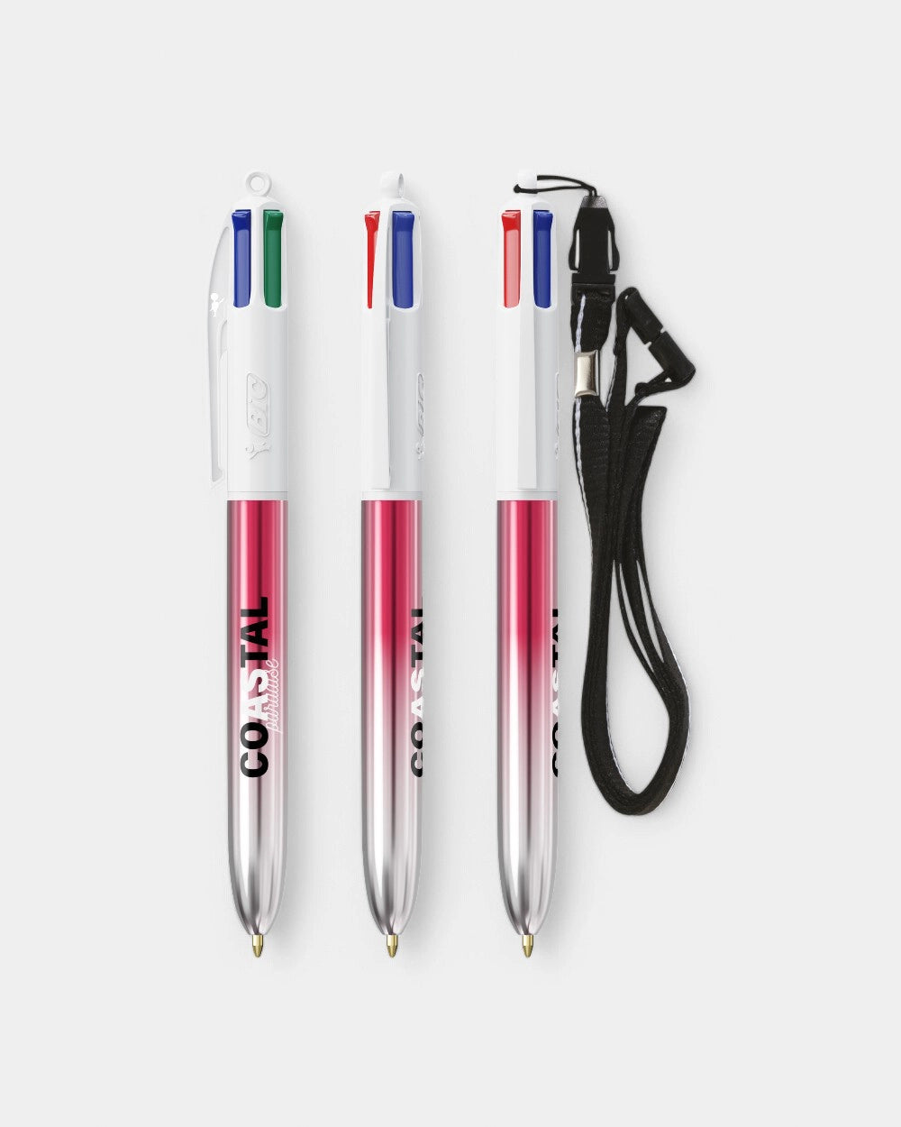 BIC® 4-Farben-Kugelschreiber Made in France zum Personalisieren
