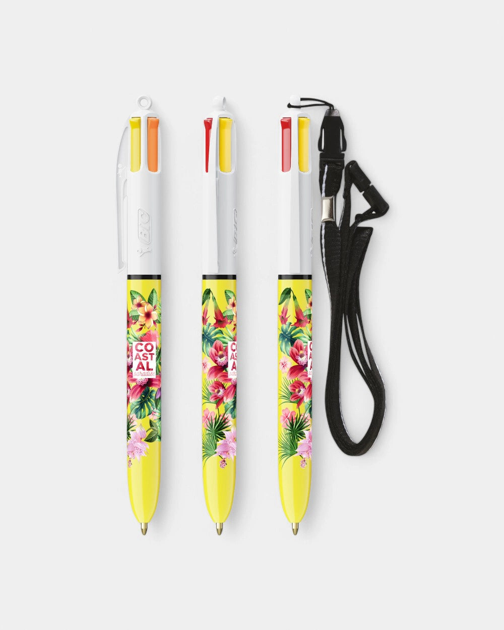 BIC® 4-Farben-Kugelschreiber Made in France zum Personalisieren