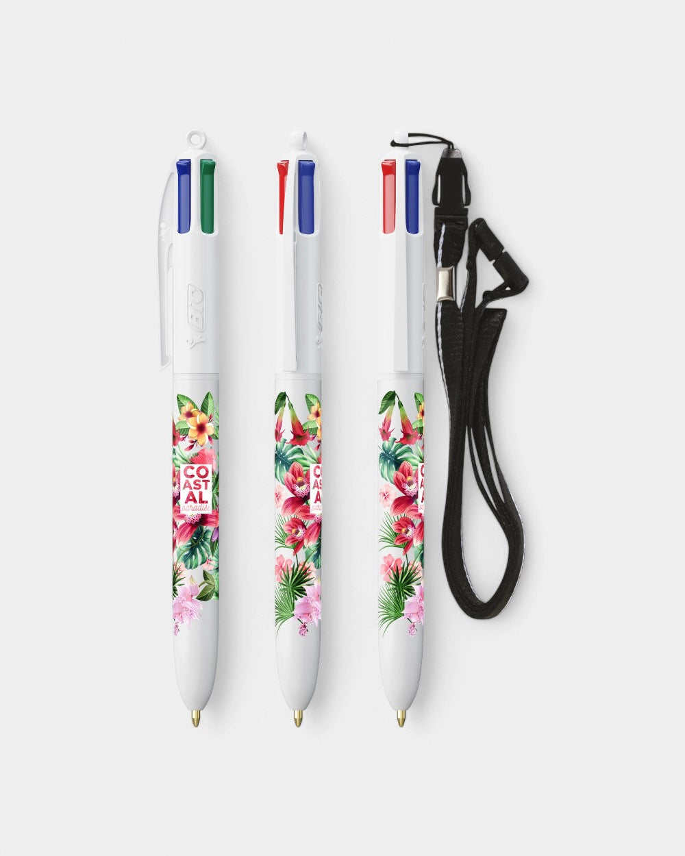 BIC® 4-Farben-Kugelschreiber Made in France zum Personalisieren