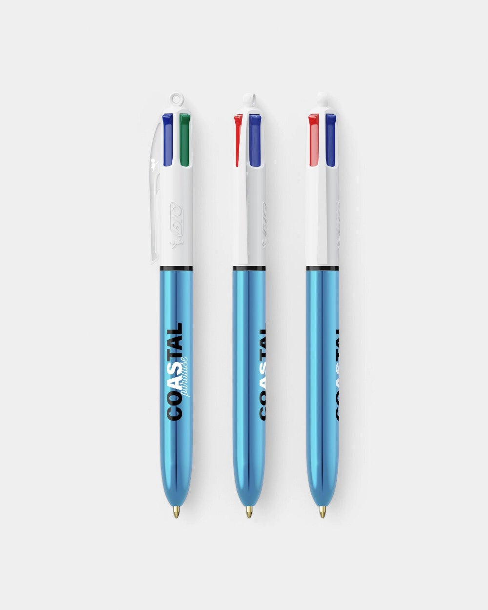 BIC® 4-Farben-Kugelschreiber Made in France zum Personalisieren