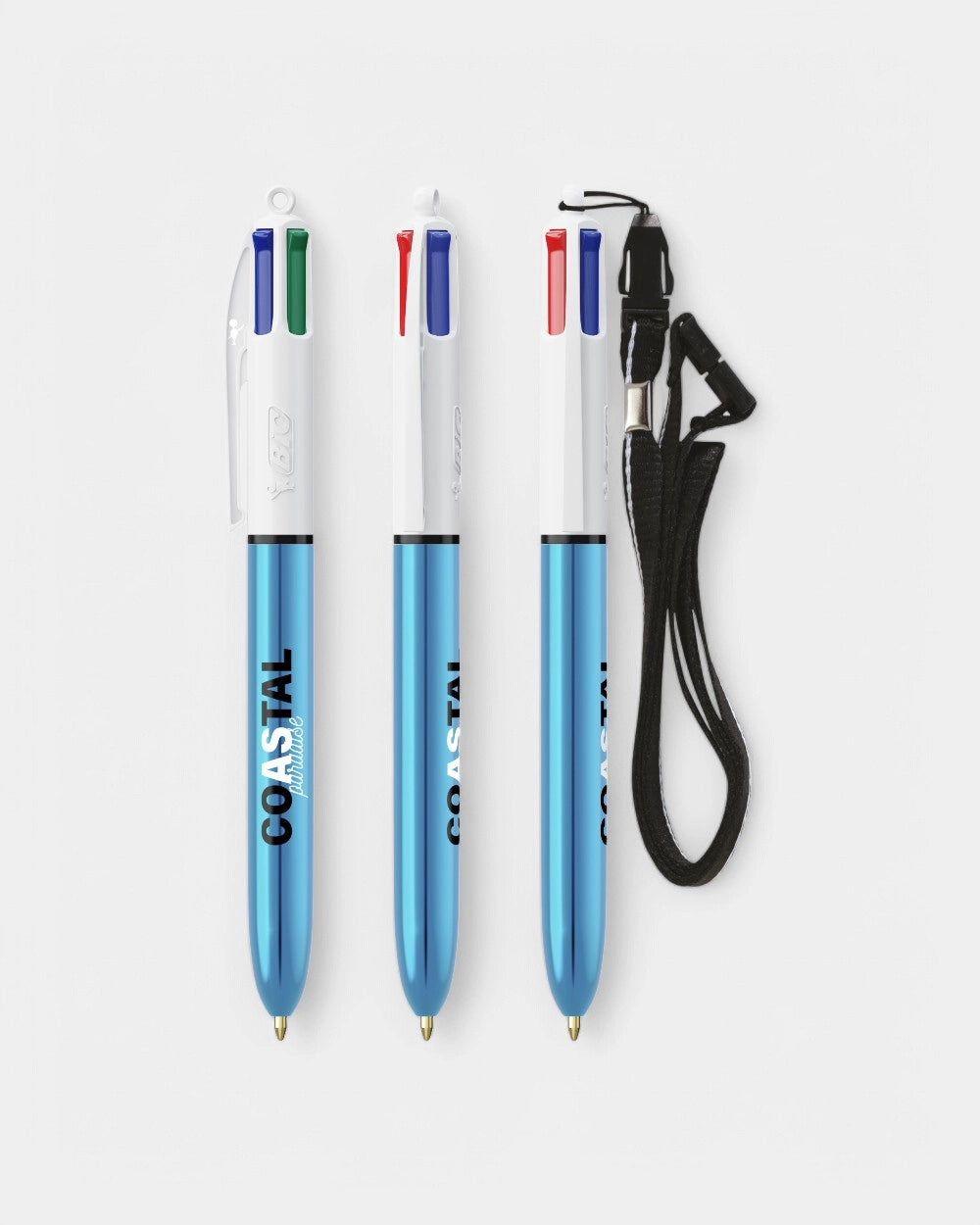 BIC® 4-Farben-Kugelschreiber Made in France zum Personalisieren