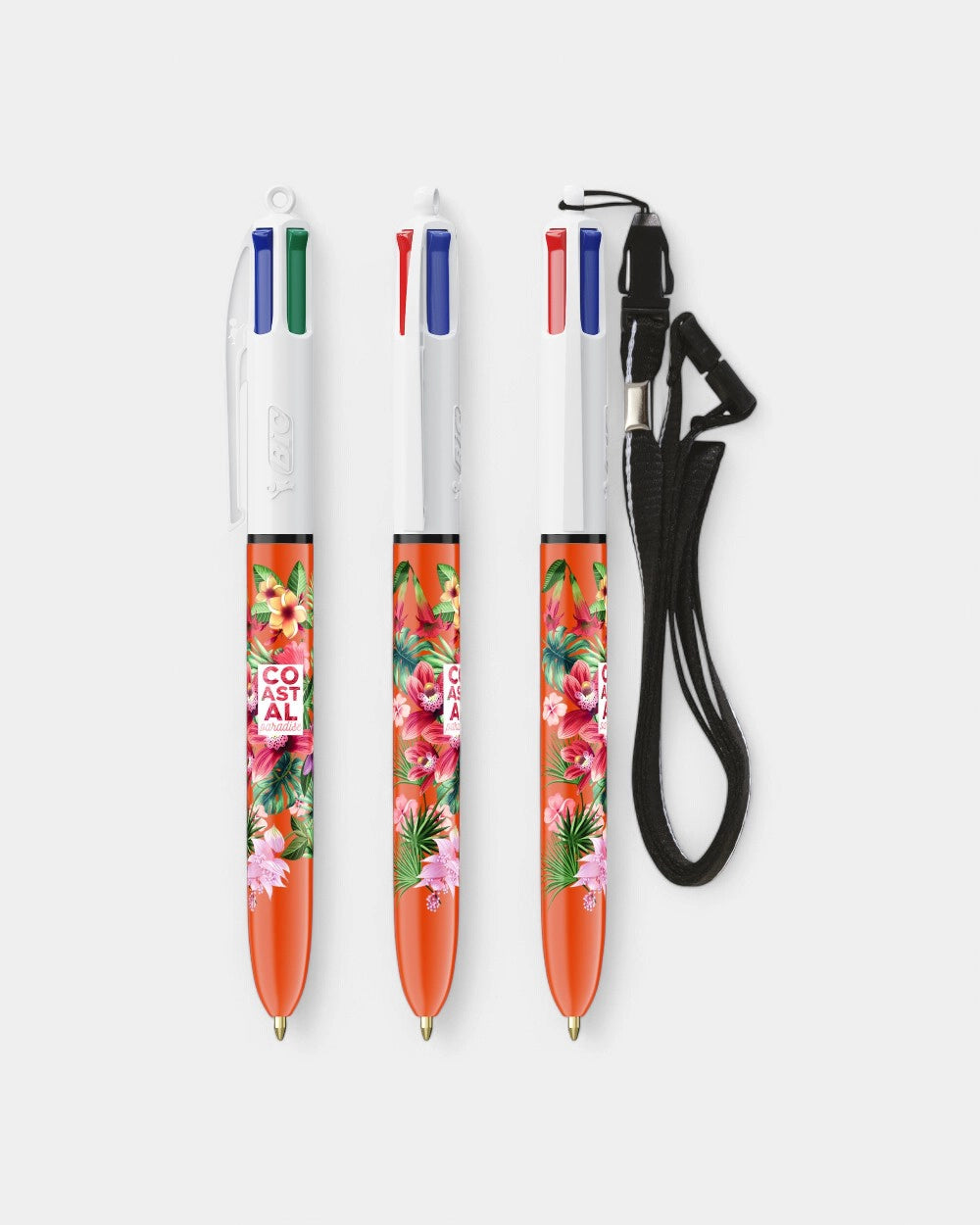 BIC® 4-Farben-Kugelschreiber Made in France zum Personalisieren