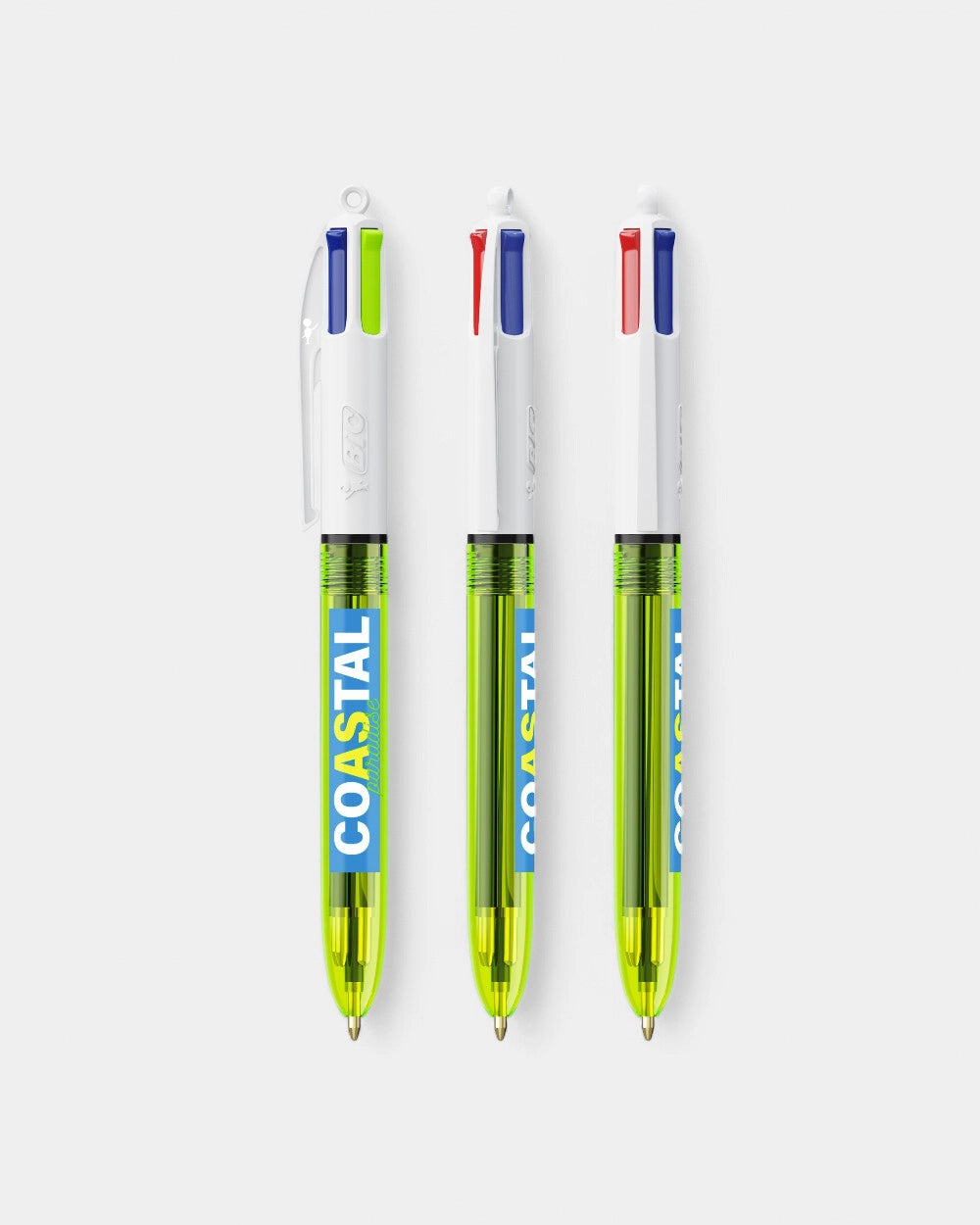 BIC® 4-Farben-Kugelschreiber Made in France zum Personalisieren