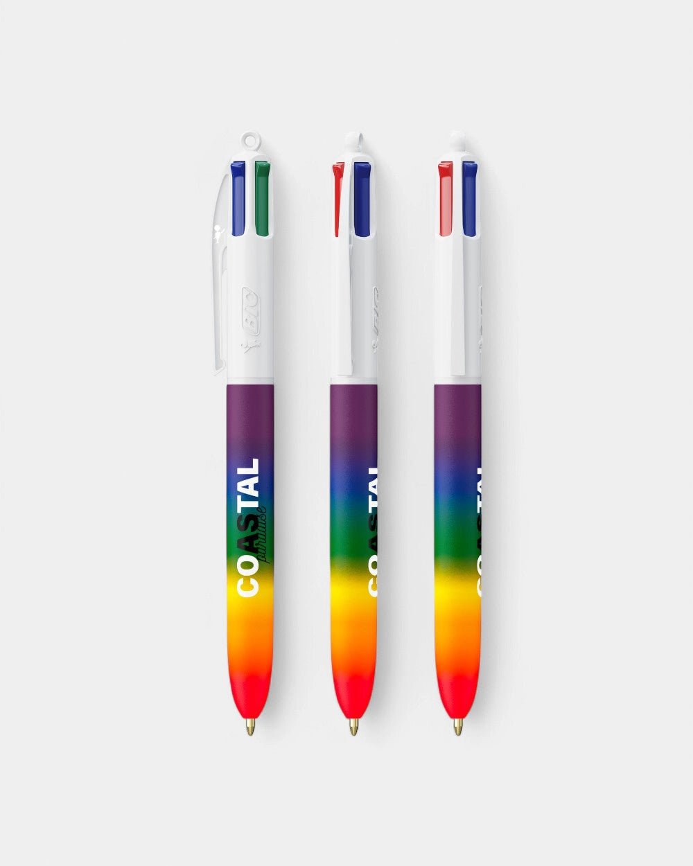 BIC® 4-Farben-Kugelschreiber Made in France zum Personalisieren