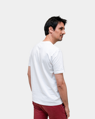 Herren-T-Shirt mit V-Ausschnitt Made in France zum Personalisieren