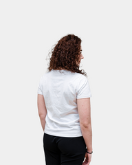 Damen-T-Shirt mit V-Ausschnitt Made in France zum Personalisieren