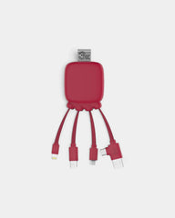 Taschen-Powerbank 3 000 mAh & Multi‑Kabel zum Personalisieren