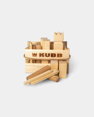 Umweltfreundliches Kubb zum Personalisieren