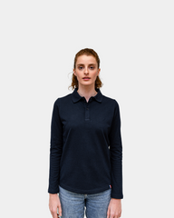 Langarm-Poloshirt für Damen zum Personalisieren