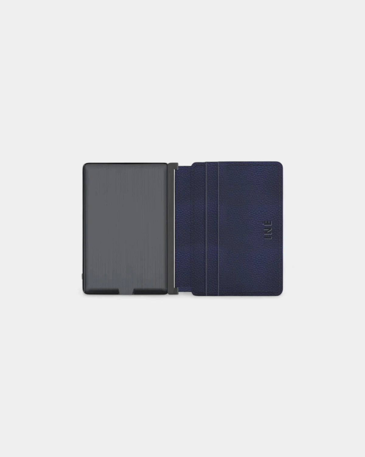 Personalisierbares INE Anti-RFID-Kartenetui aus recyceltem Leder
