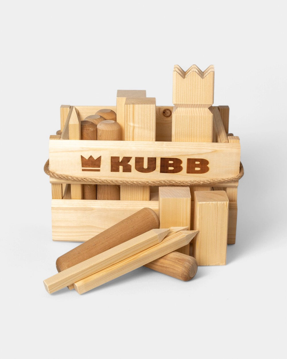 Umweltfreundliches Kubb zum Personalisieren