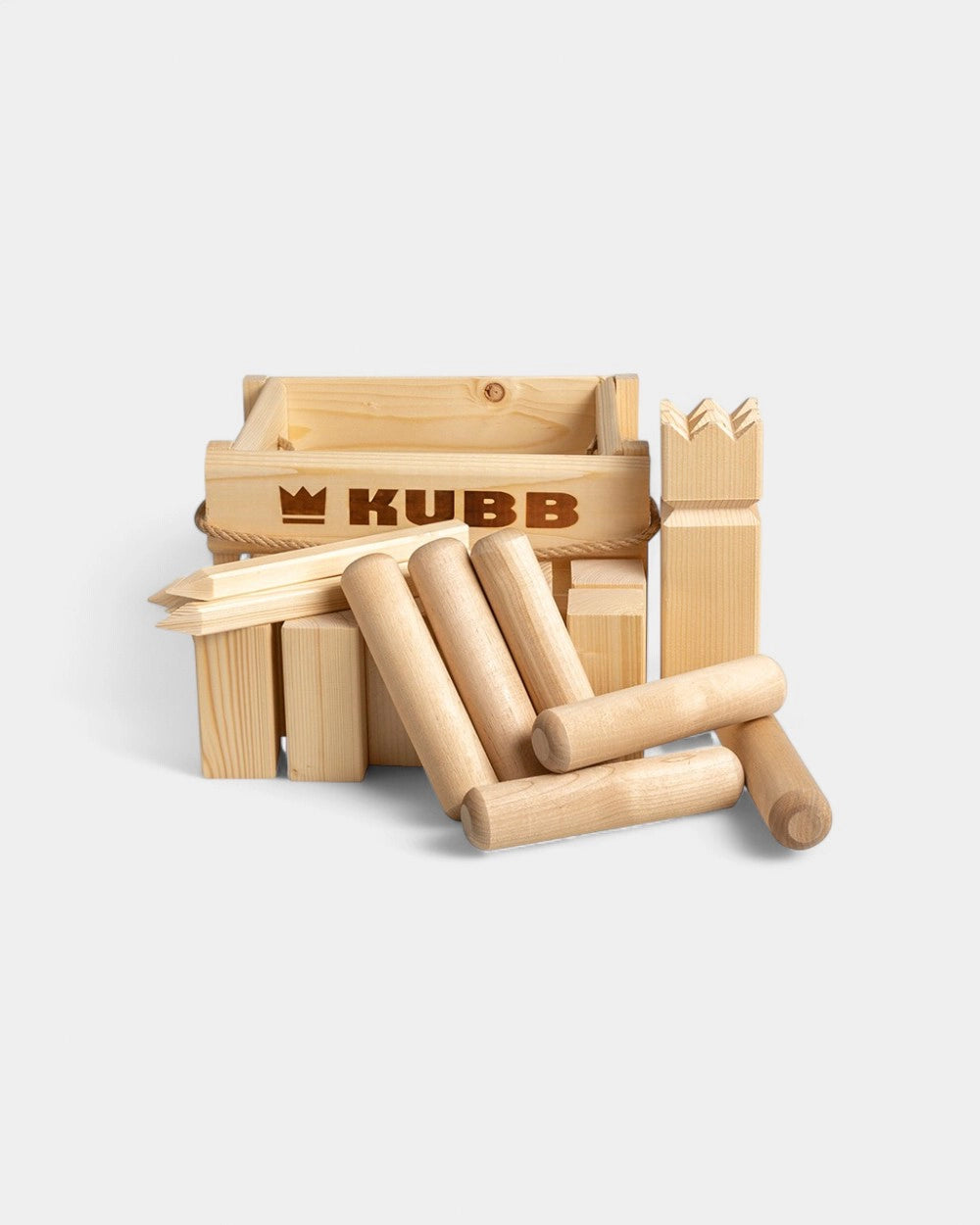 Umweltfreundliches Kubb zum Personalisieren