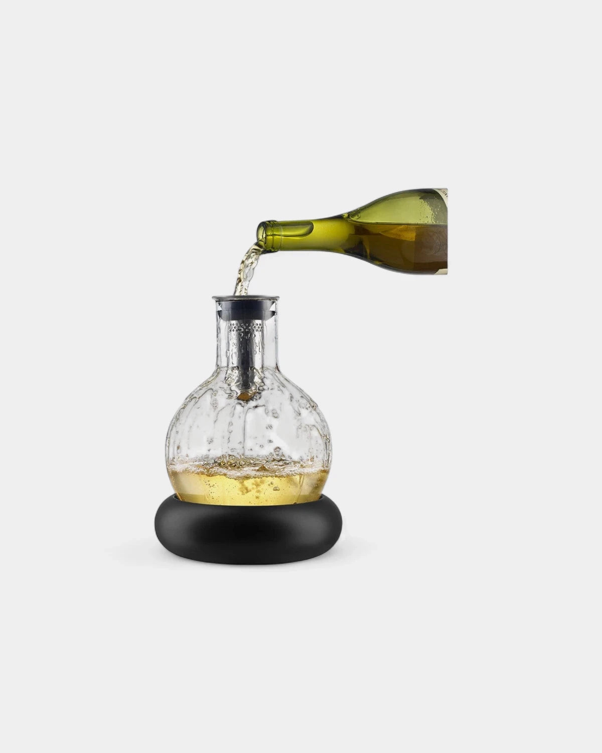 Weinkaraffe mit Kühlbasis