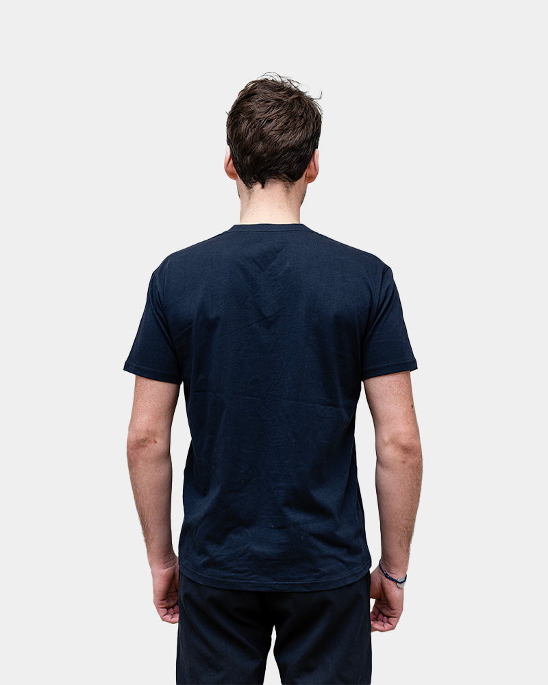 Herren-T-Shirt mit V-Ausschnitt Made in France zum Personalisieren