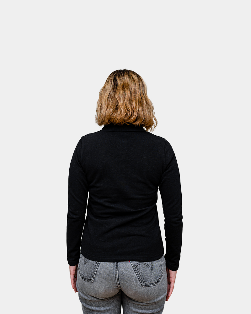 Langarm-Poloshirt für Damen zum Personalisieren