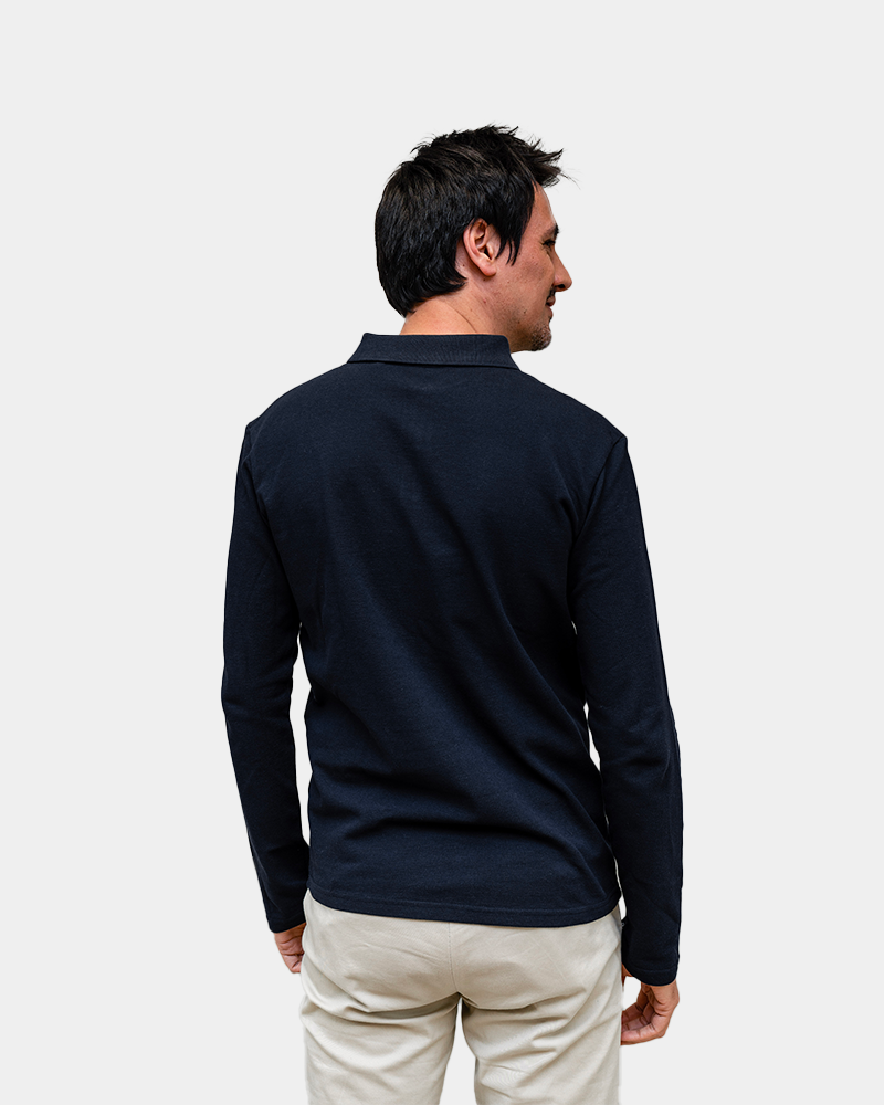 Langarm-Poloshirt für Herren zum Personalisieren