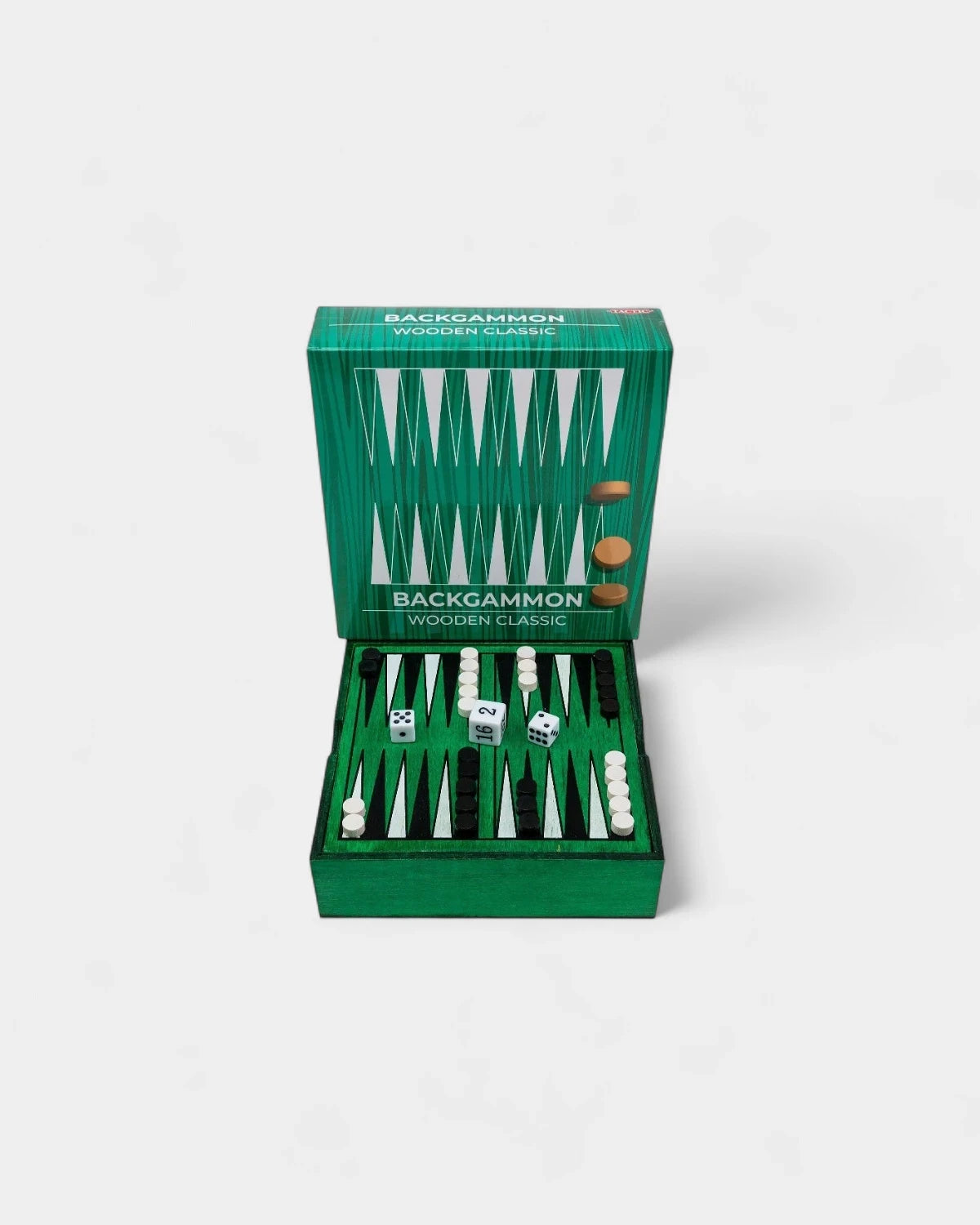 Backgammon aus Holz zum Personalisieren