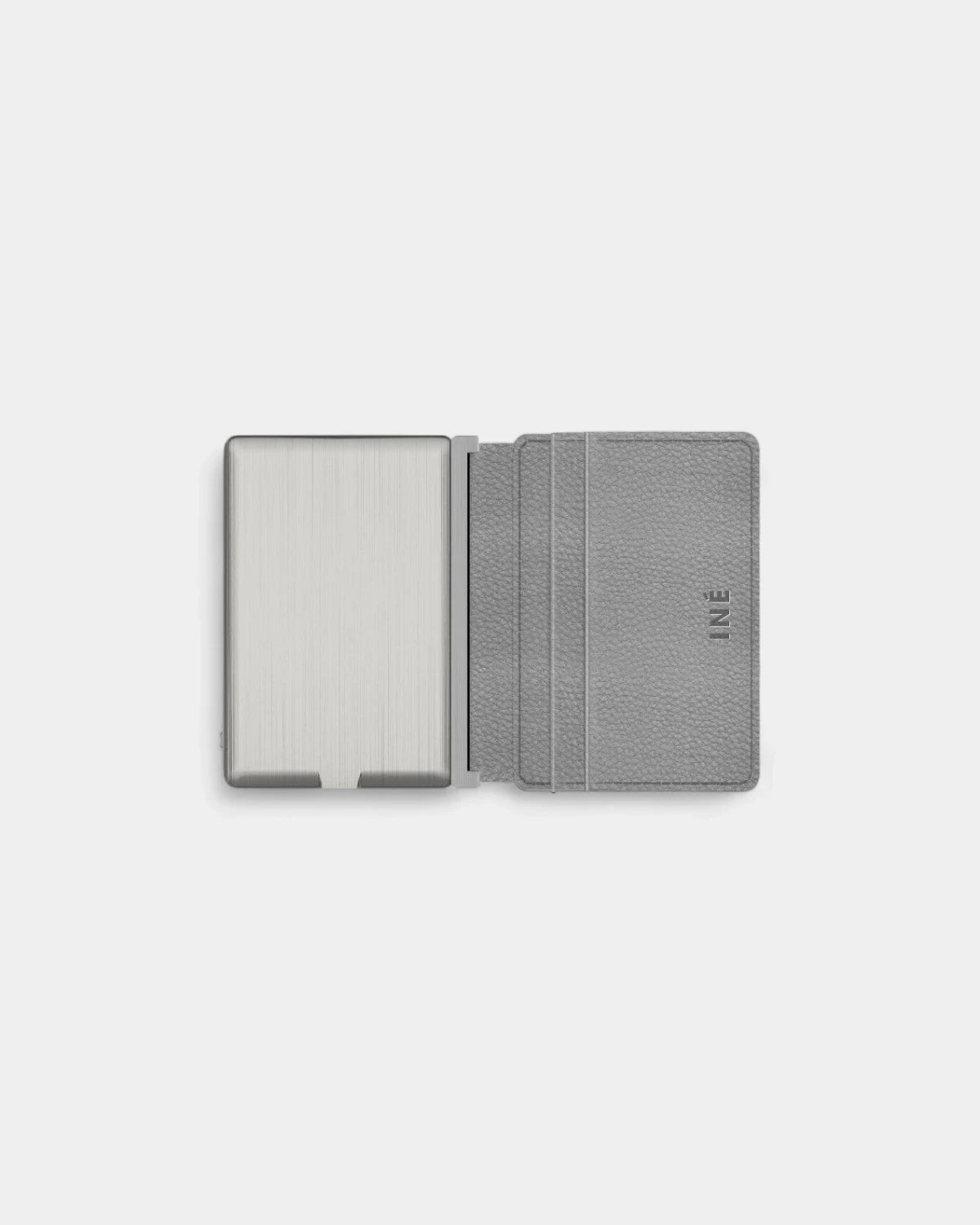 Personalisierbares INE Anti-RFID-Kartenetui aus recyceltem Leder