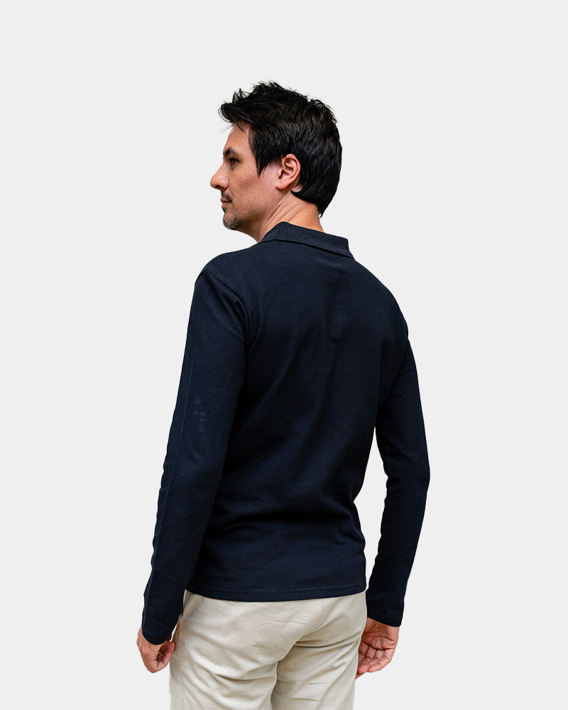 Langarm-Poloshirt für Herren zum Personalisieren