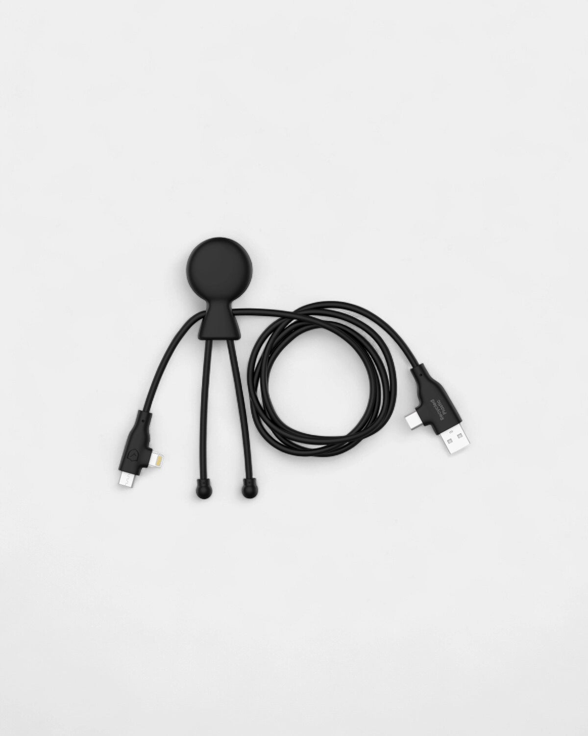 3-in-1-Kabel 60W aus recyceltem Kunststoff zum Personalisieren