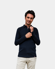 Langarm-Poloshirt für Herren zum Personalisieren