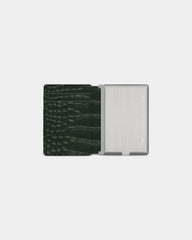 Personalisierbares INE Anti-RFID-Kartenetui aus recyceltem Leder