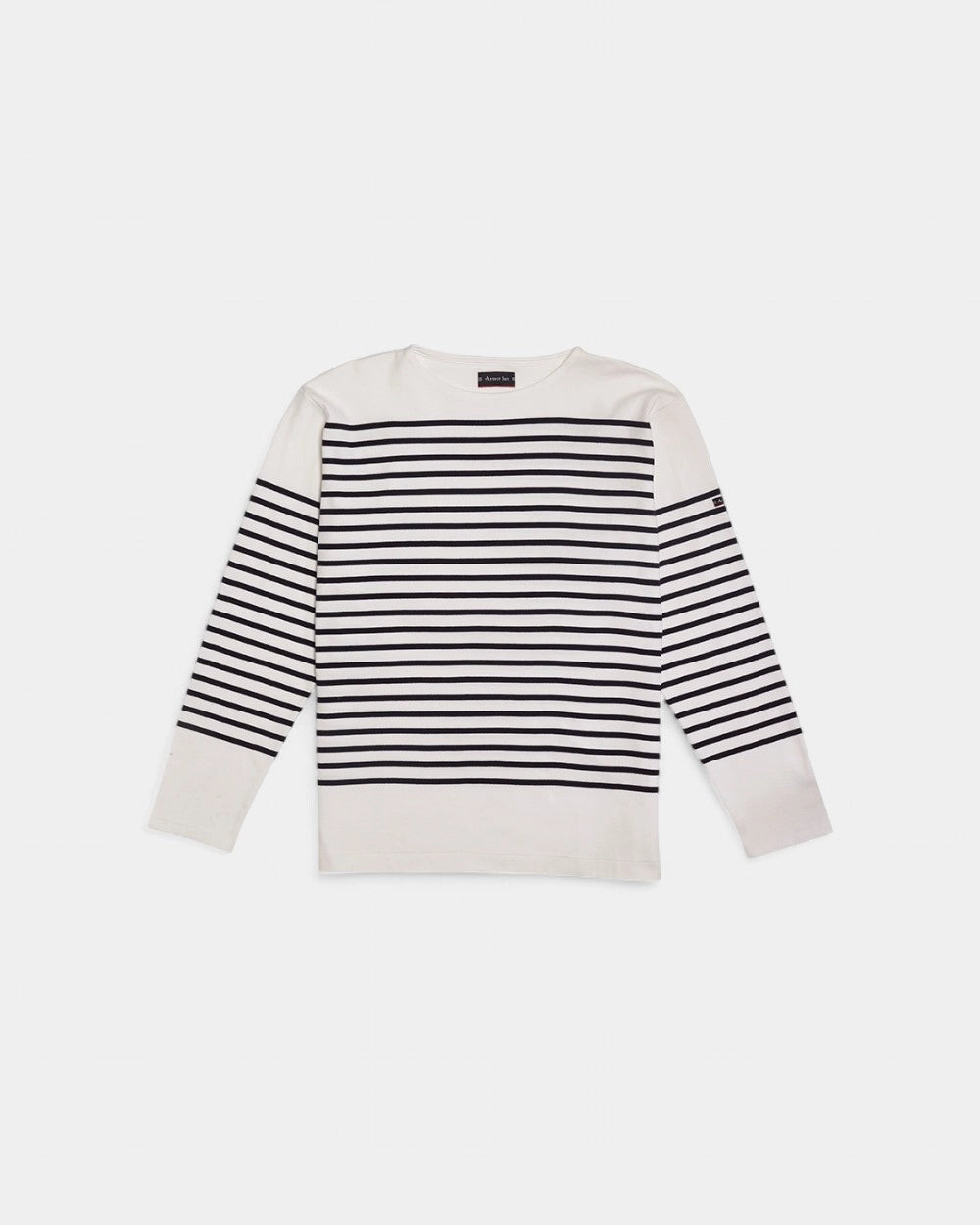 Langärmeliges Ringelshirt mit U-Boot-Ausschnitt zum Personalisieren