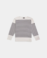 Langärmeliges Ringelshirt mit U-Boot-Ausschnitt zum Personalisieren