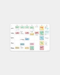 Kalender Familial Bambook 35,4 x 24,4 cm zum Personalisieren - Weiß