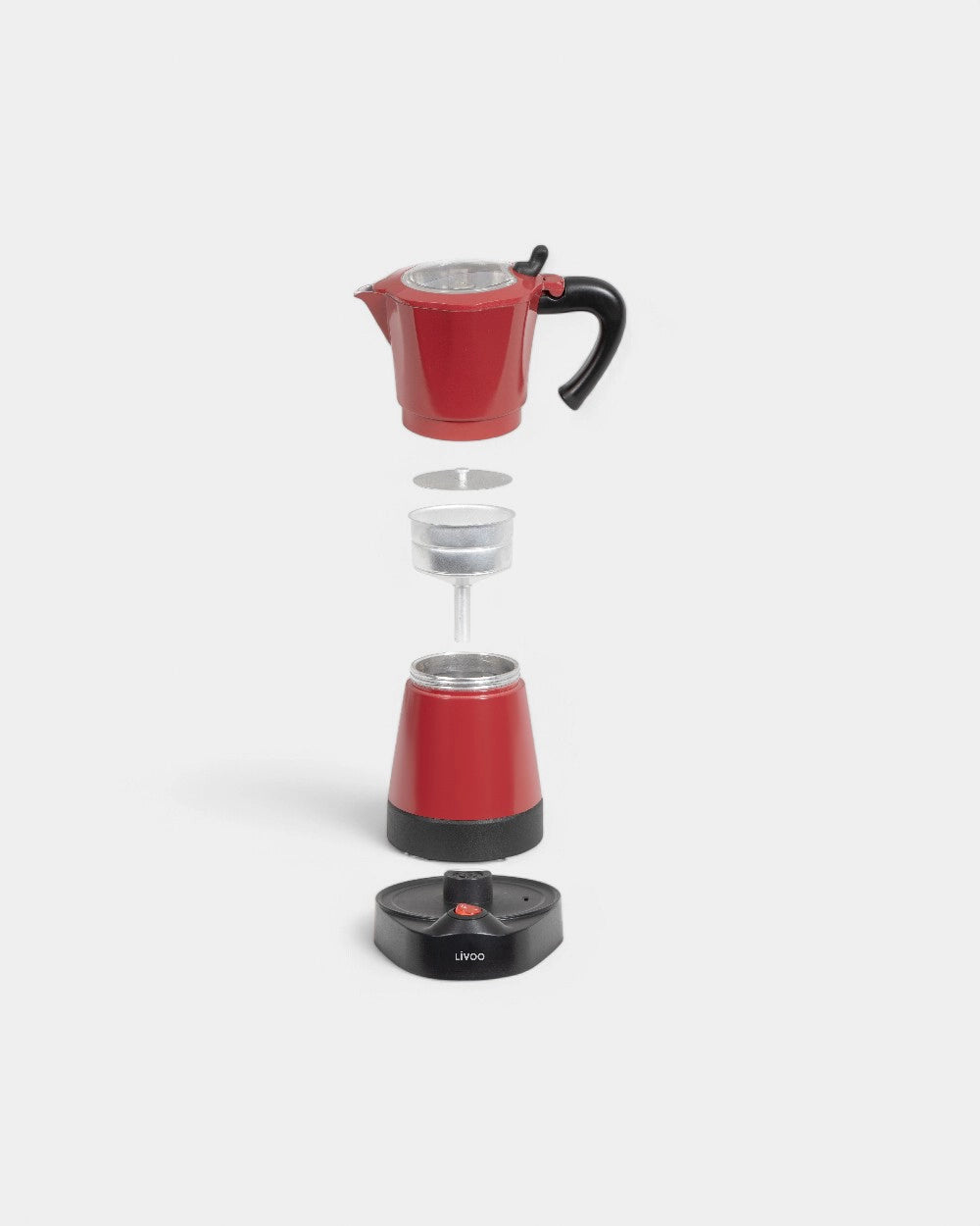 Elektrischer Espressokocher zum Personalisieren