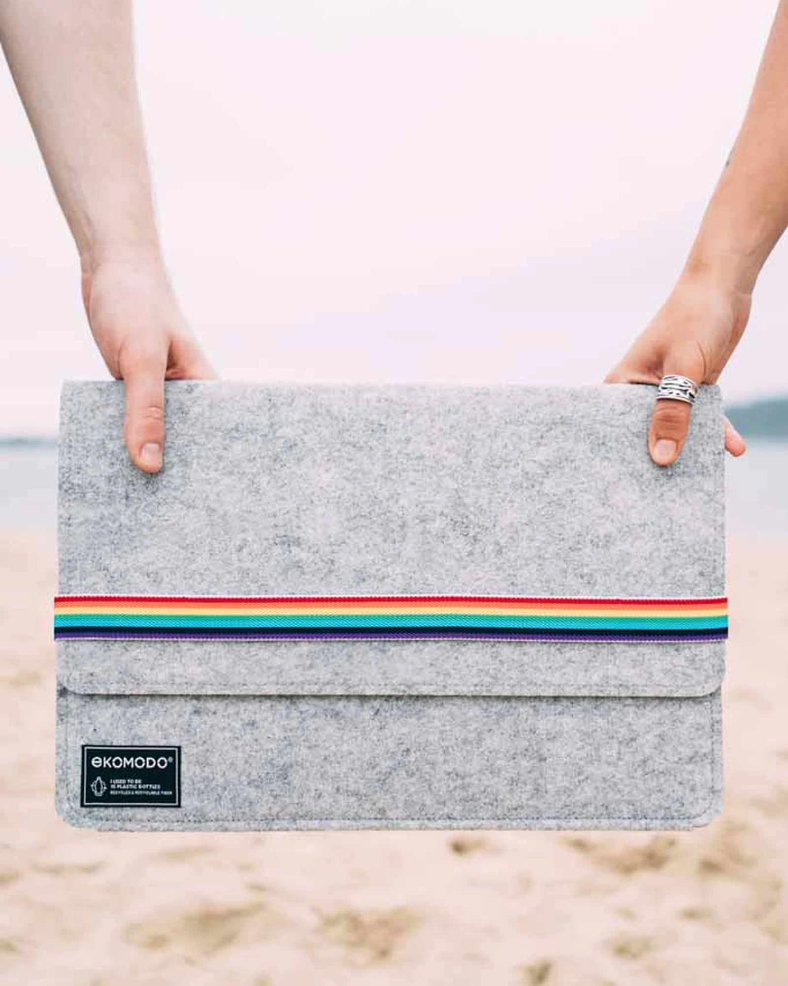 Housse ordinateur recyclée Ekomodo Hazi 13" à personnaliser - 47