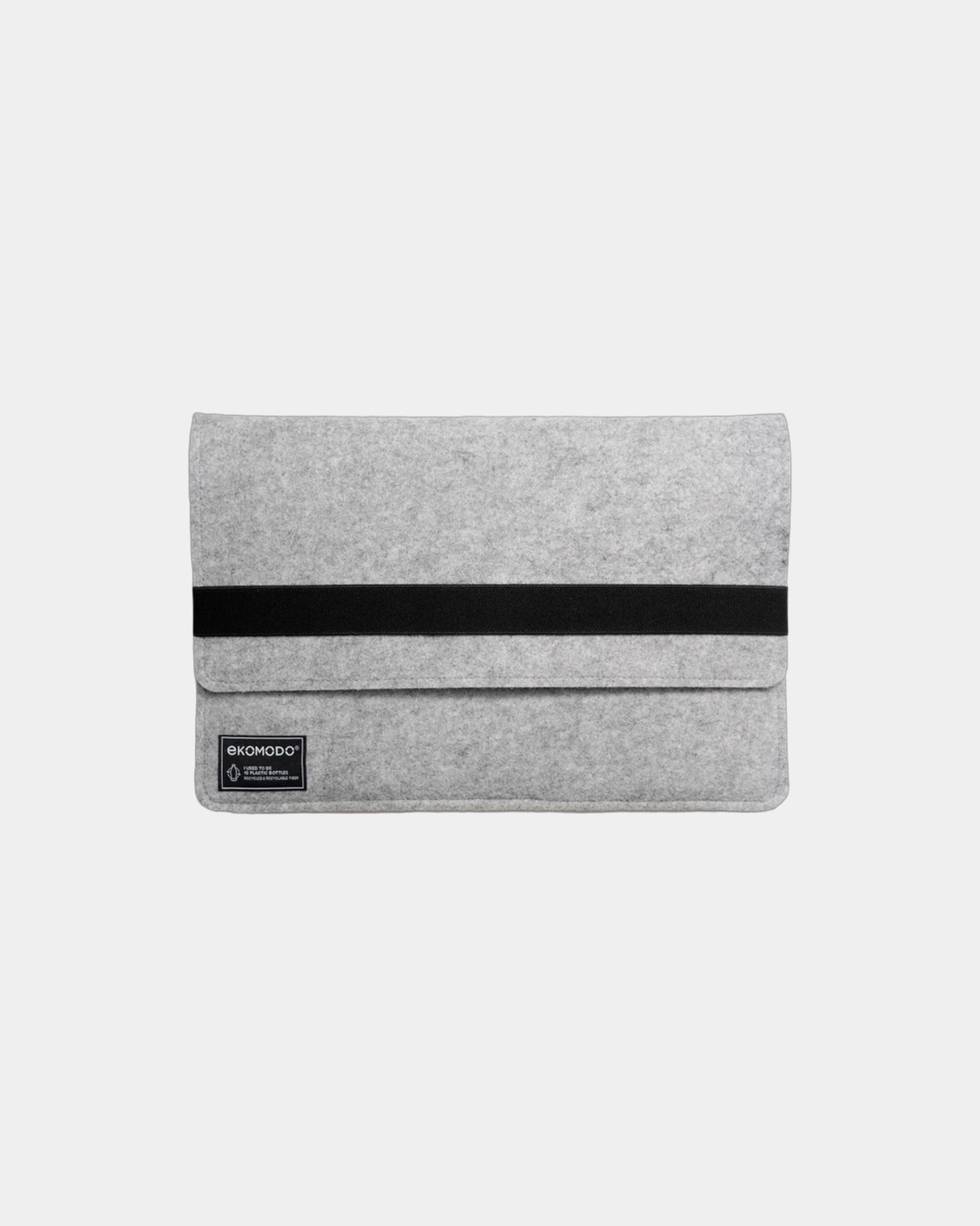 Housse ordinateur recyclée Ekomodo Hazi 13" à personnaliser - Black